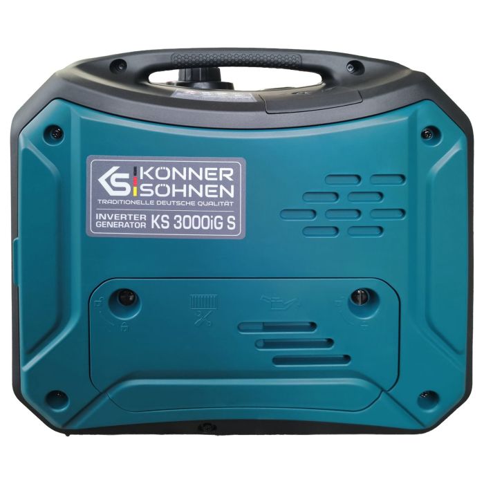 Gasoline inverter generator Konner&Sohnen KS 3000iG S, 230V, 3.0-3.3kW, manual starter, 22.5kg