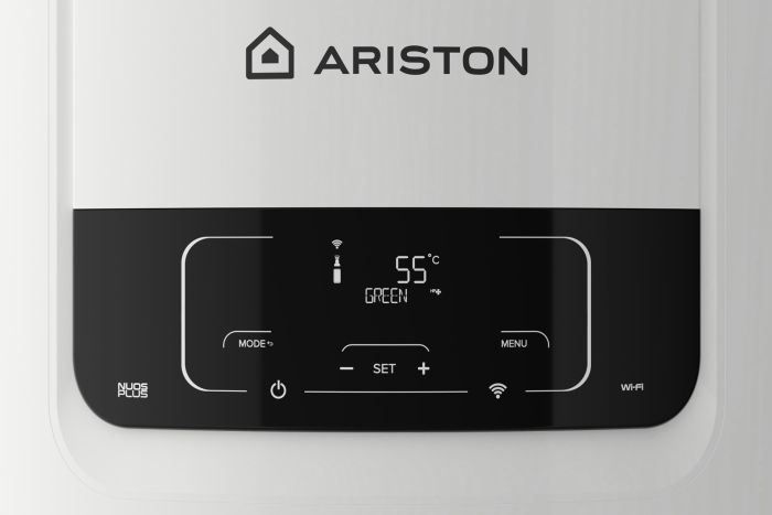 Водонагрівач з тепловим насосом Ariston NUOS PLUS S2 WI-FI 250 FS, ел. кер-ння,