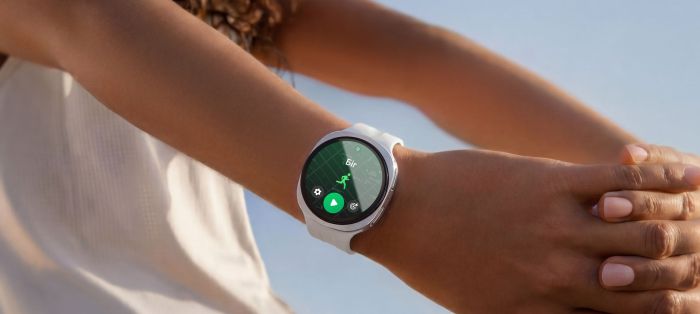 Смарт-часы Samsung Galaxy Watch 9 40мм e-SIM (L345) 1.34", 438x438, sAMOLED, BT 5.4, NFC, 2/32ГБ, бежевый