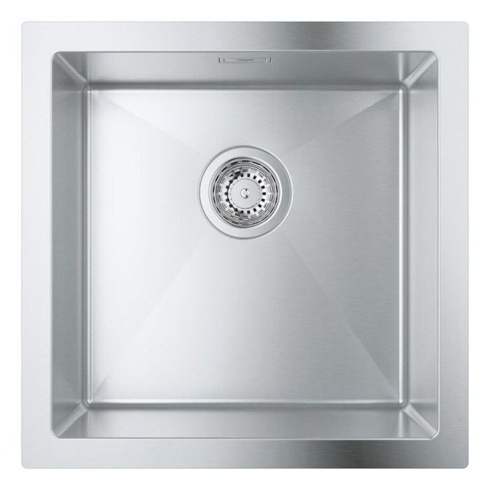 Мойка кухонная Grohe K700, нерж.сталь, квадрат., без крыла, 464x464x200мм, чаша - 1, универсальная, матовая нержавеющая сталь