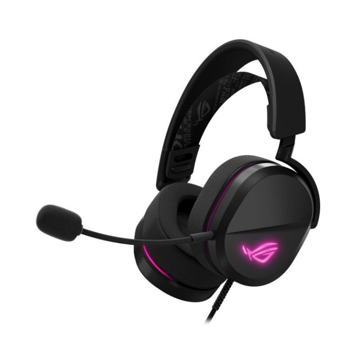 Гарнитура игровая ASUS ROG Pelta Core USB-C, RGB, чёрный