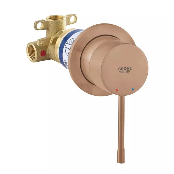 Змішувач дял душу Grohe Essence одноважільний, матовий теплий захід сонця