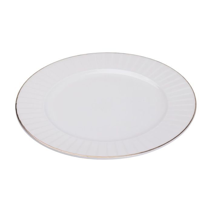 Столовий сервіз на 4 персони порцелянаовий з позолотою Білий HP-7-700