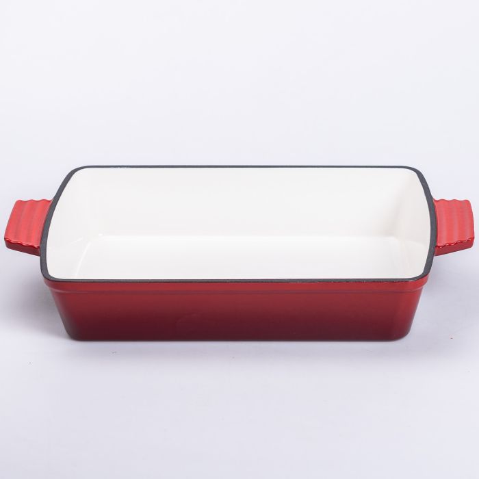 Форма для запікання чавунна 3 л червоний Yiwu HP-FLG-16 RED