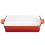 Форма для запікання чавунна 3 л, помаранчевий Yiwu HP-FLG-16 ORANGE