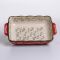 Форма для випікання Vintage 23×14×5 (см) прямокутна форма для випікання в духовці з ручками Червона HM05-09