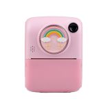 Фотоапарат дитячий акумуляторний Yimi Print Camera Mini Full HD Рожевий YX17P