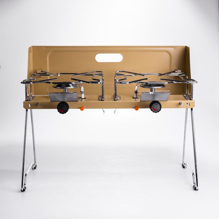 Газова плита портативна кемпінгова з п'єзопідпалом 5200 Вт HP-DS3-6