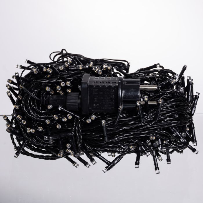 Гірлянда Різдвяна фея вулична 50 (м) 500 LED чорний провід Жовтий CF500L50MBY