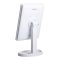 Дзеркало косметичне 21х16 см 16 LED Чорне HP-10-3AW
