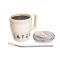Термочашка Coffee & Tea з трубочкою бежева HP-14-23BE