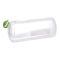 Контейнер для зберігання зелені у холодильнику 14×7×26 см ємність для зелені Білий HP-DS2-1
