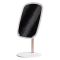 Настільне дзеркало з підсвічуванням 23х18 см для макіяжу на ніжці Біле HP-10-6AW