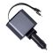 Автомобільний зарядний пристрій з висувними кабелями та портами USB-A/USB-C HP-C1