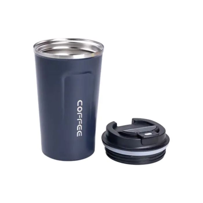 Термокружка Coffee з датчиком температури 380 мл синя HPGM5821BL