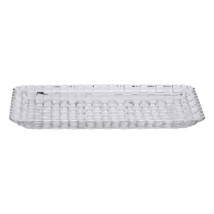 Блюдо для закусок скляне 25*12,5*1,5 см прямокутне HP-YH-33