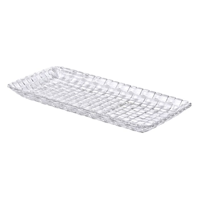 Блюдо для закусок скляне 25*12,5*1,5 см прямокутне HP-YH-33