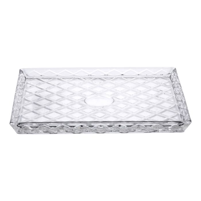 Блюдо для закусок Lirmartur скляне 24,5*20,5*2 см HP-YH-39
