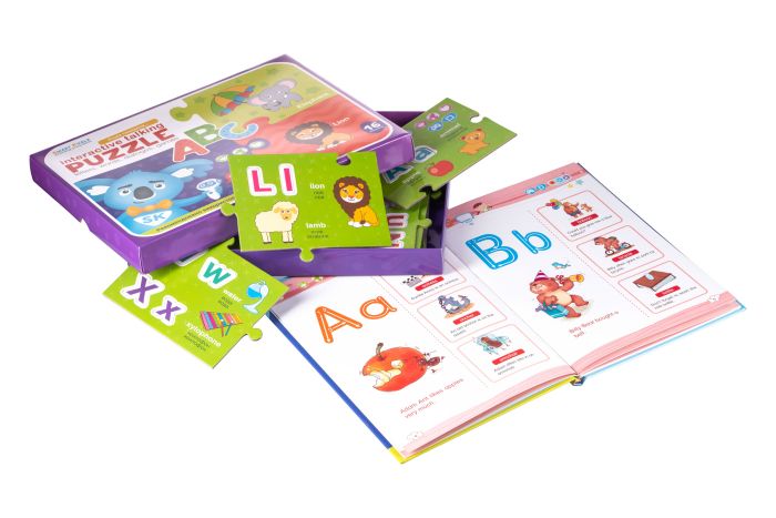 Аудио Доска-Пазл Smart Koala двуязычная English ABC и книга с интерактивной способностью