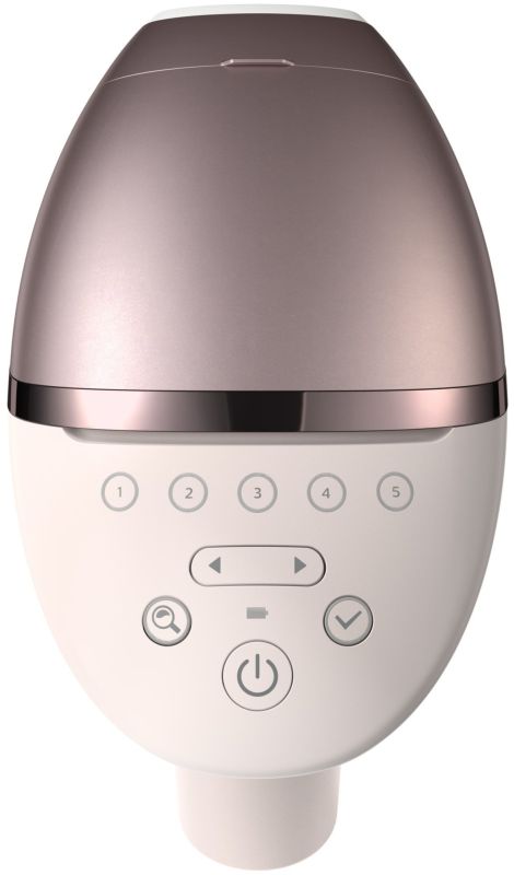 Фотоепілятор Philips Lumea IPL 9900 Series, акумуляторний , кіл-ть спалах.-450000, 2- 4 см2, насадок-4, футляр, рожевий