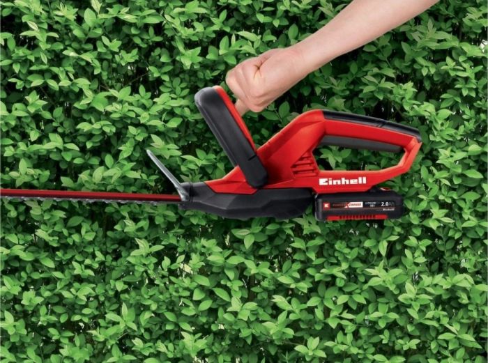 Кусторез аккумуляторный Einhell GC-CH 1846 Li Kit 18В акб 1х2.5А·час 46см шаг реза 15мм ЗП 2кг