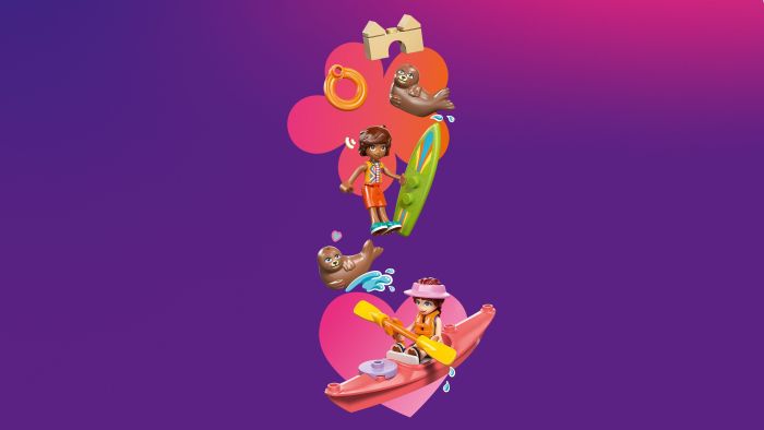 Конструктор LEGO Friends  Пляжный домик с морскими котиками