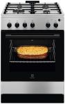 Плита Electrolux газова, 59л, 60x60см, нерж