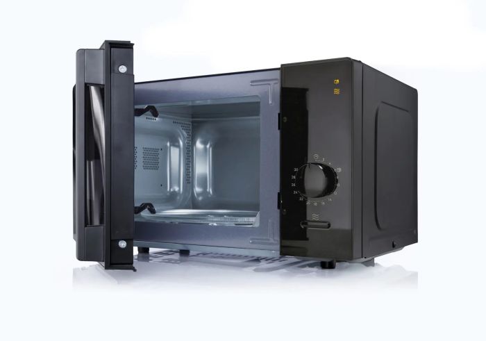 Мікрохвильова піч Gorenje, 20л, мех. керув., 700Вт, гриль, інвертор, чорний