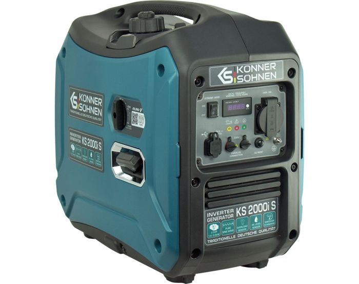 Генератор бензиновий інверторний Konner&Sohnen KS 2000i S, 230В, 2.0кВт, ручний стартер, 19кг