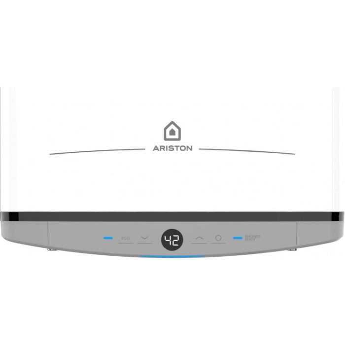 Водонагреватель электрический Ariston VELIS DUNE 50 EU плоский, слим, 50л, 2*1,5 кВт, эмал-ный нагр.эл., ун. монтаж, эл. упр-ние, B, Италия, белый