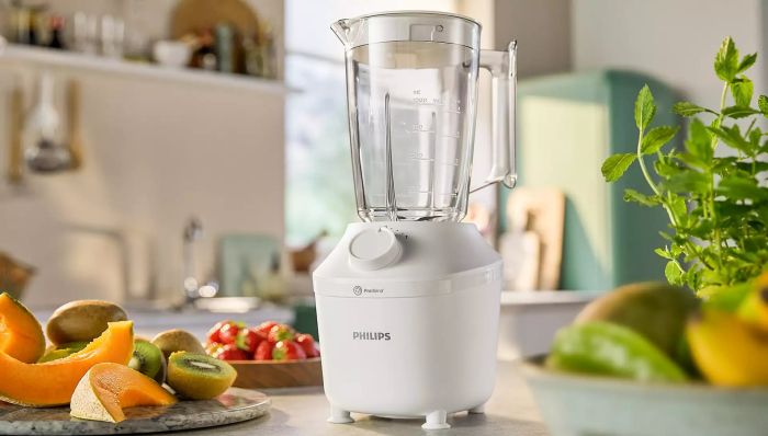 Блендер Philips стационарный 3000 series 450Вт, чаша-1900мл, чопер, импульсный режим, белый