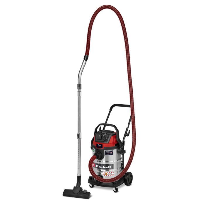 Пилосос професійний Einhell TE-VC 3080 SACL 1150Вт 220мбар контейнер 30л 230В/2000Вт вологе/сухе прибирання 8.35кг