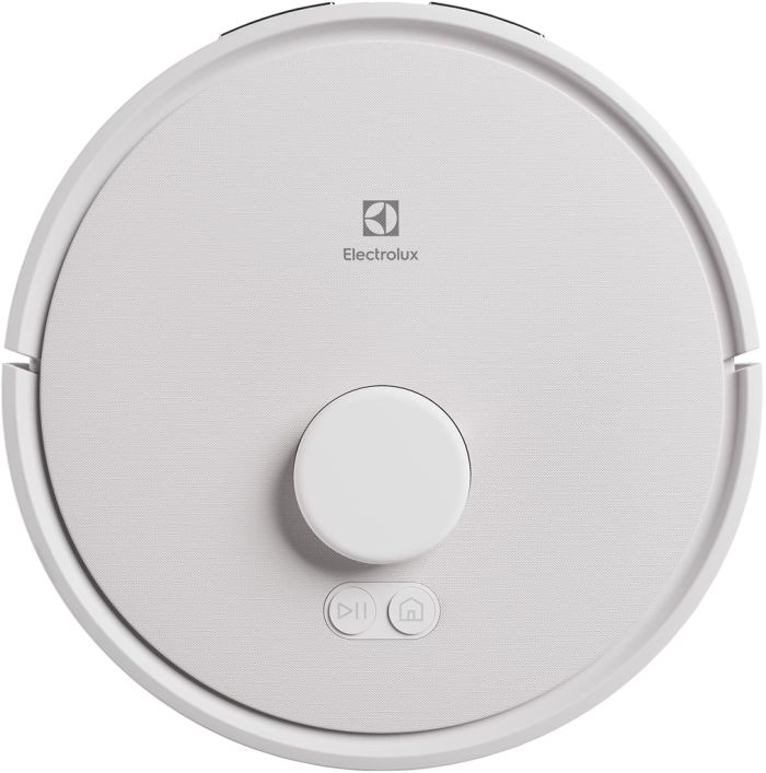 Робот-пылесос Electrolux, h=10см, влажная уборка, конт пыль -0.3л, вода -0.3л, автон. раб. до 140мин, Wi-Fi, станция самоочистки, белый