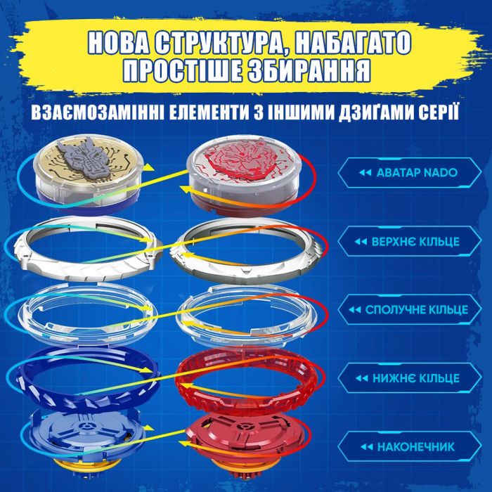 Волчок Infinity Nado VI Advanced Pack Яростный Дракон (Fury Wave Dragon)