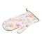 Набор прихваток для кухни ARDESTO Spring flowers 18х20см, 18х30см, 100% полиэстер (верх), 100% хлопок (низ), белый