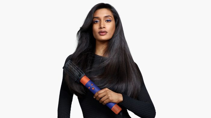 Стайлер Dyson Airwrap I.D. HS08 Curly+Coily Complete Long Vinca Blue/Topaz, 1300Вт, темп.режимов-3, насадок-6, керамика, сине-медный