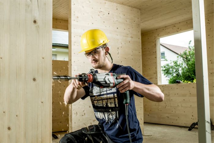 Перфоратор Metabo KHE 2860 Quick, SDS-plus, 880Вт, 3 режима, пластик.кофр, сменный патрон