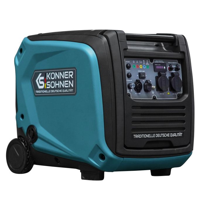 Генератор газо-бензиновый инверторный Konner&Sohnen KS 4000iEG S, 230В, 4.0кВт, электростартер, 40кг