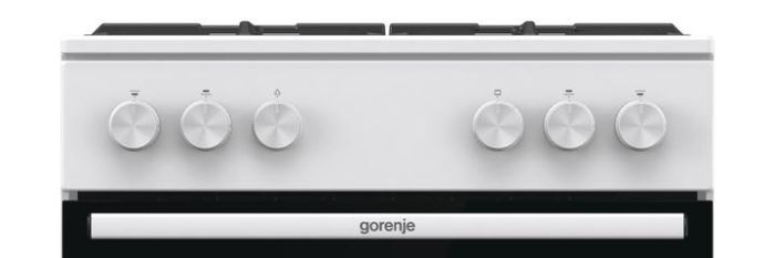 Плита Gorenje газова, 72л, 60x60см, чавун, білий