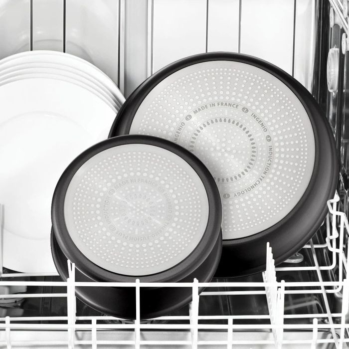Набір посуду Tefal Ingenio Unlimited, змінна ручка, 13предметів, алюміній, бакеліт, пластик, силікон, скло, чорний