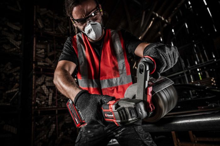 Шлифмашина щеточная аккумуляторная Einhell Professional TP-BR 18/32 Li BL - Solo 100мм 18В 900-3200об/мин D120мм 2.29кг без АКБ и ЗП
