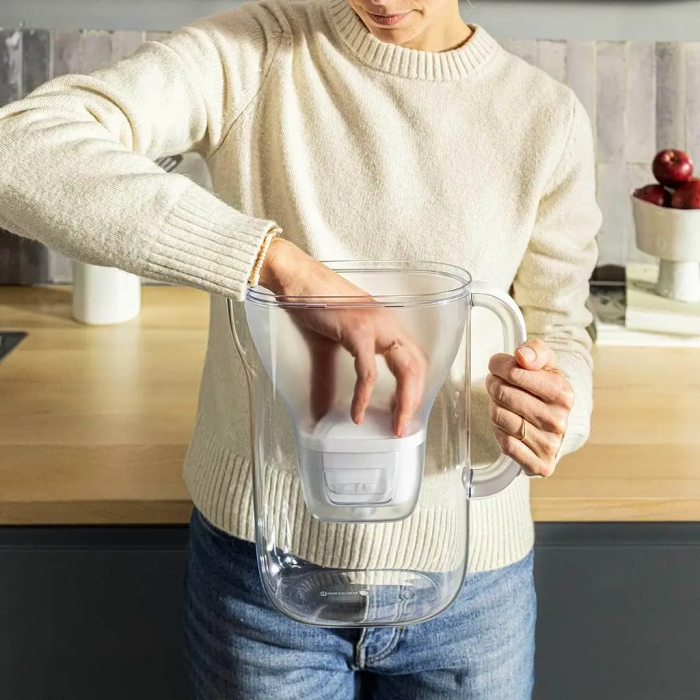 Фільтр-глечик Brita Style Essential Mxpro 2.4л (1.4л очищеної води) + 2 картриджа білий