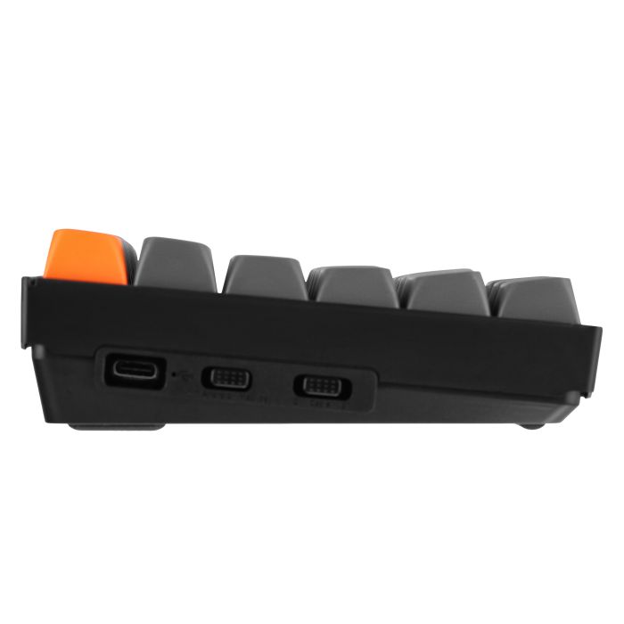 Клавиатура механическая Keychron K2 Max 84Key, K Super Brown, WL/BT/USB-A, QMK, EN/UKR, White Led, черный