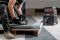 Шлифмашина угловая аккумуляторная Metabo W 18 L 9-125, 125мм, 18В 2х4Ач, 8500об/мин, М14, 2.3кг