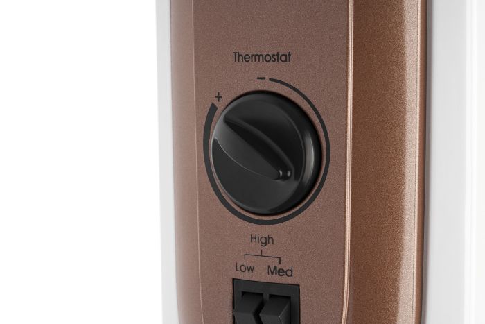 Масляный радиатор ARDESTO, 20м2, 2000Вт, мех. упр-ние, 9 секций, белый