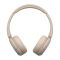 Навушники On-ear Sony WH-CH520 BT 5.2, SBC, AAC, Wireless, Mic, Бежевий