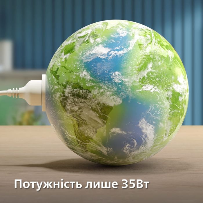 Вентилятор Philips настільний Series 1000, 35см, 35Вт, білий