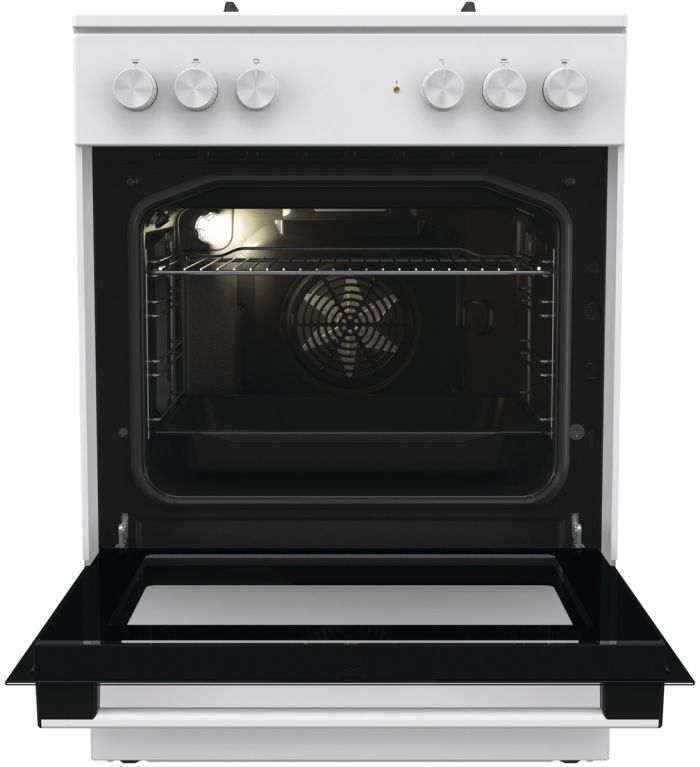 Плита Gorenje комбінована, 71л, 60x60см, чавун, білий