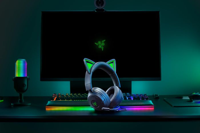 Гарнитура Razer Kraken Kitty V3 X, mini-jack, 1.3м, чёрный
