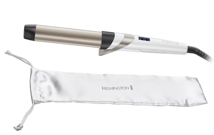 Плойка Remington HYDRAluxe, 61Вт, темп.режимов-5, D -32mm, 140-210С, дисплей, керамика, белый